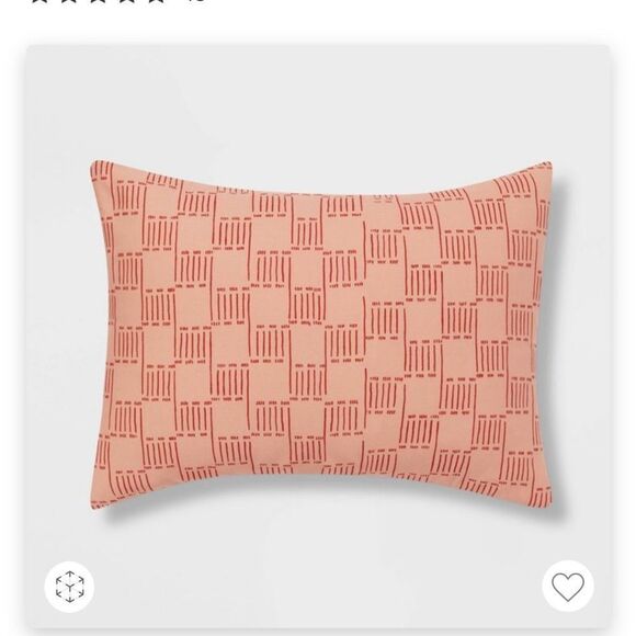 Threshold Full/Queen 3PC Comforter Set Elegant Pink and White Bedding Set - Picture 5 of 7